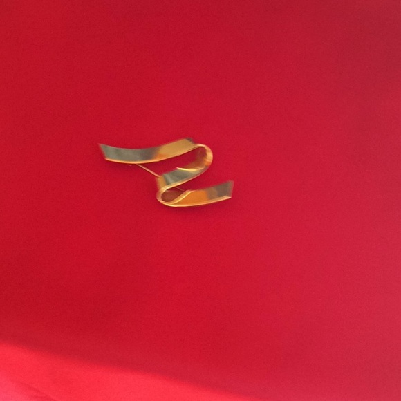 Monet gold brooch - Picture 3 of 5